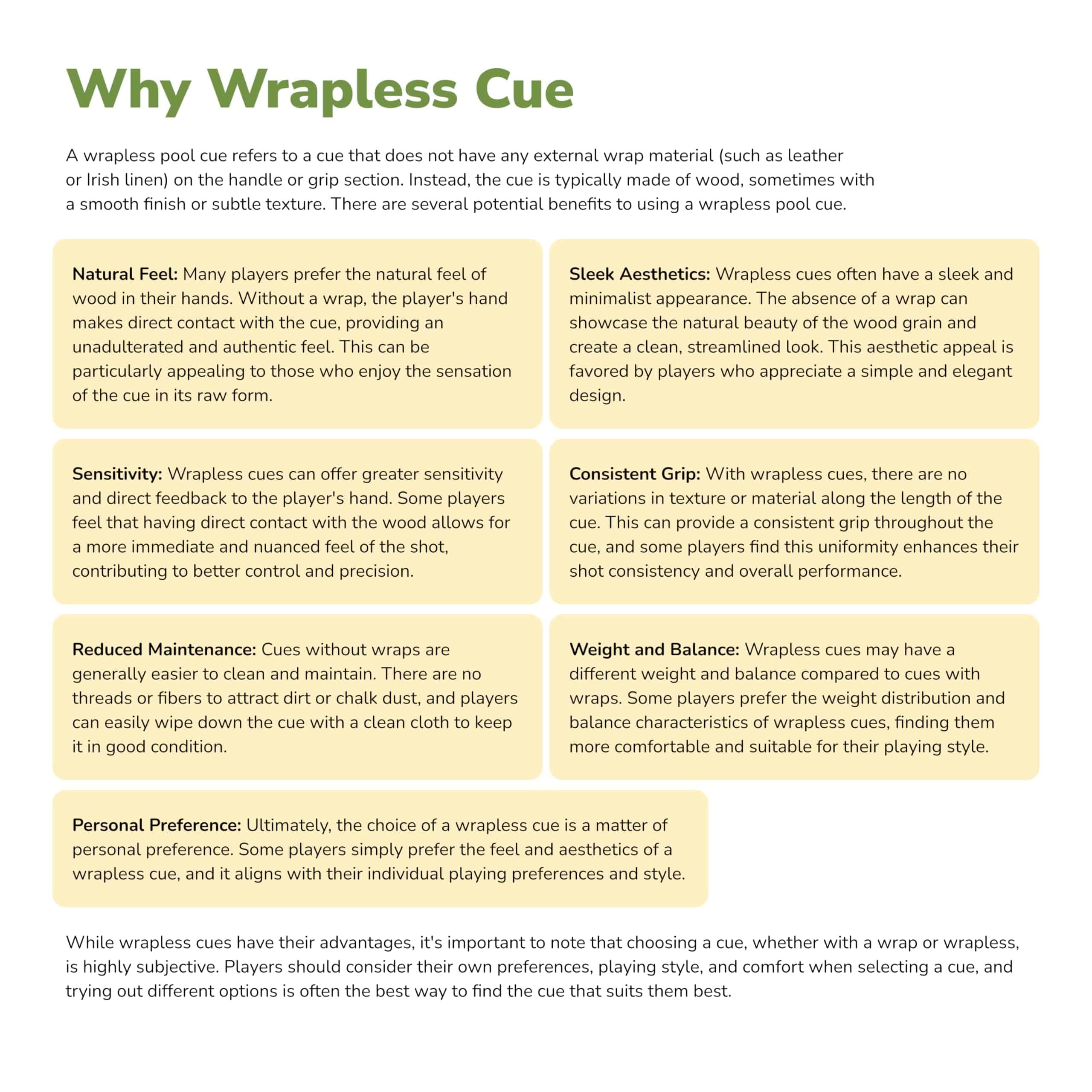 Juego de 5 Palos de Billar Pool de 2 Piezas sin Envoltura - Imagen 7