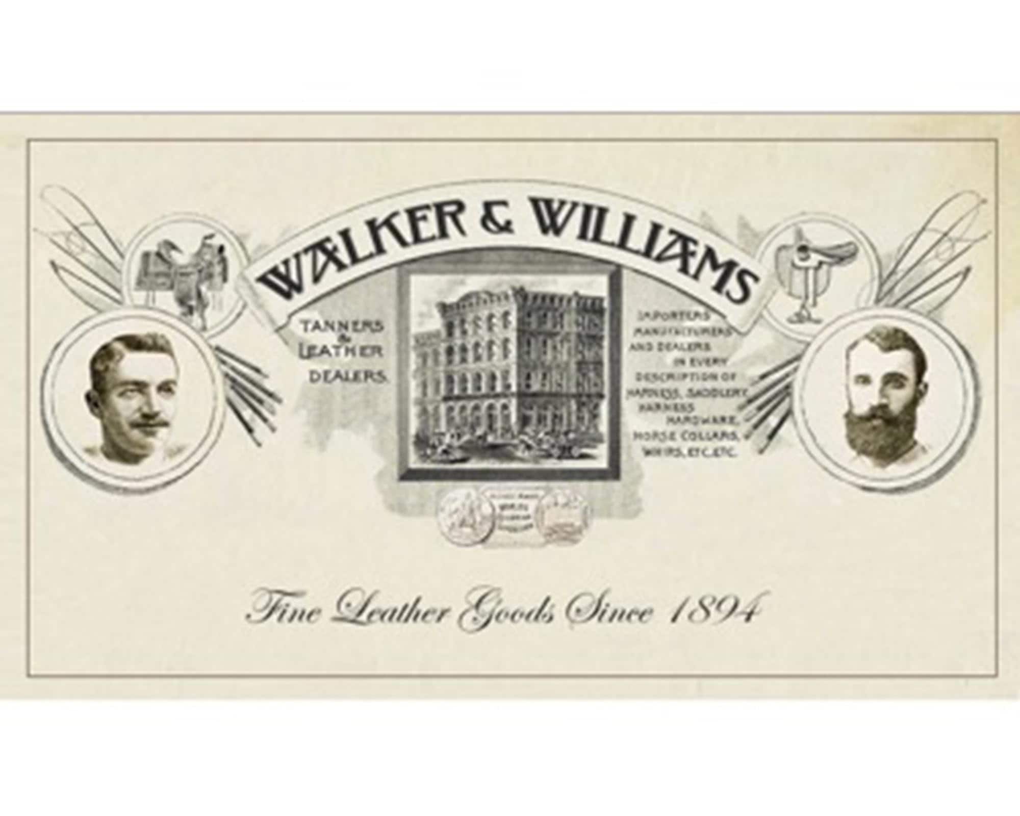 Correa de guitarra Walker & Williams G-52 azul marino hecha - Imagen 10