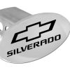 Tapón de remolque con emblema de bowtie Chevy Silverado