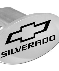 Tapón de remolque con emblema de bowtie Chevy Silverado