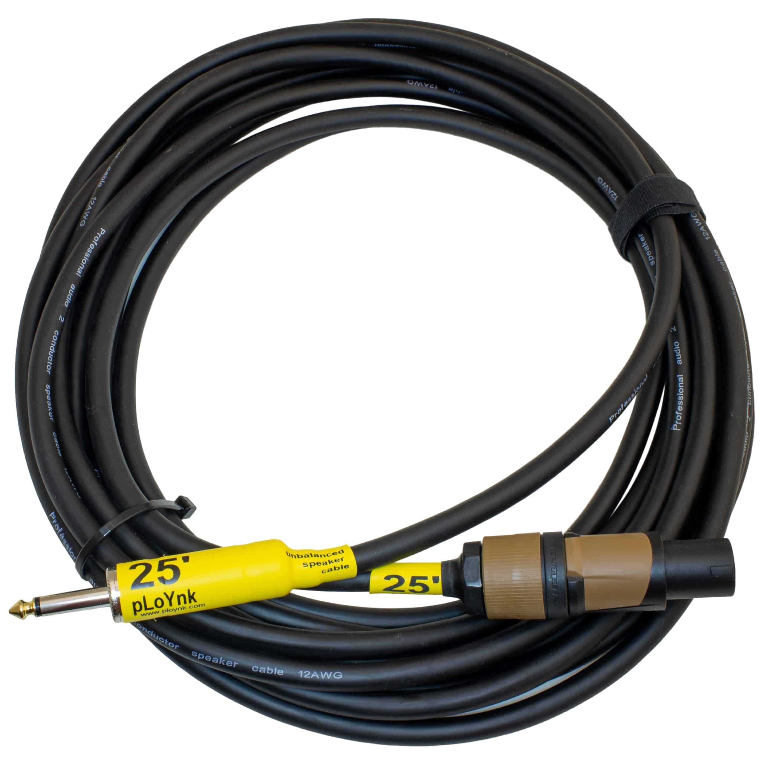 Cable de Altavoz Profesional ploYnk - Calibre 12 (25 pies, - Imagen 3