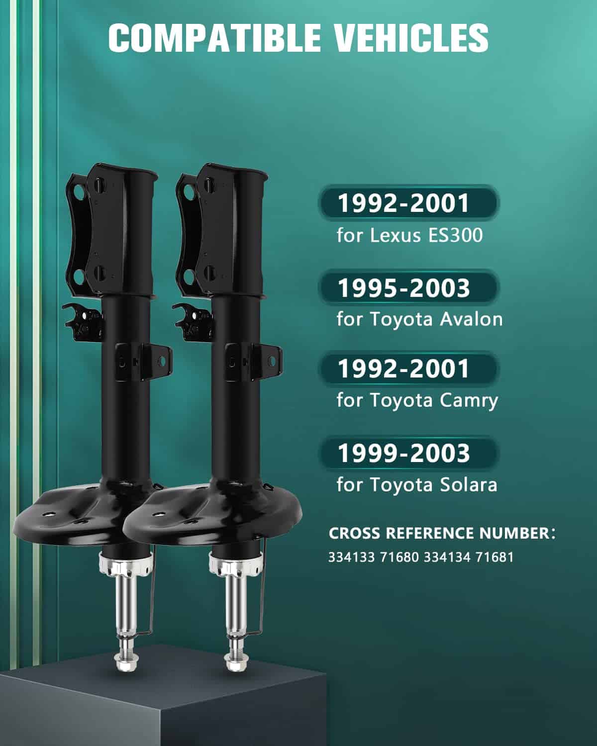 Amortiguadores traseros AUTOMUTO - Compatible con Lexus - Imagen 4