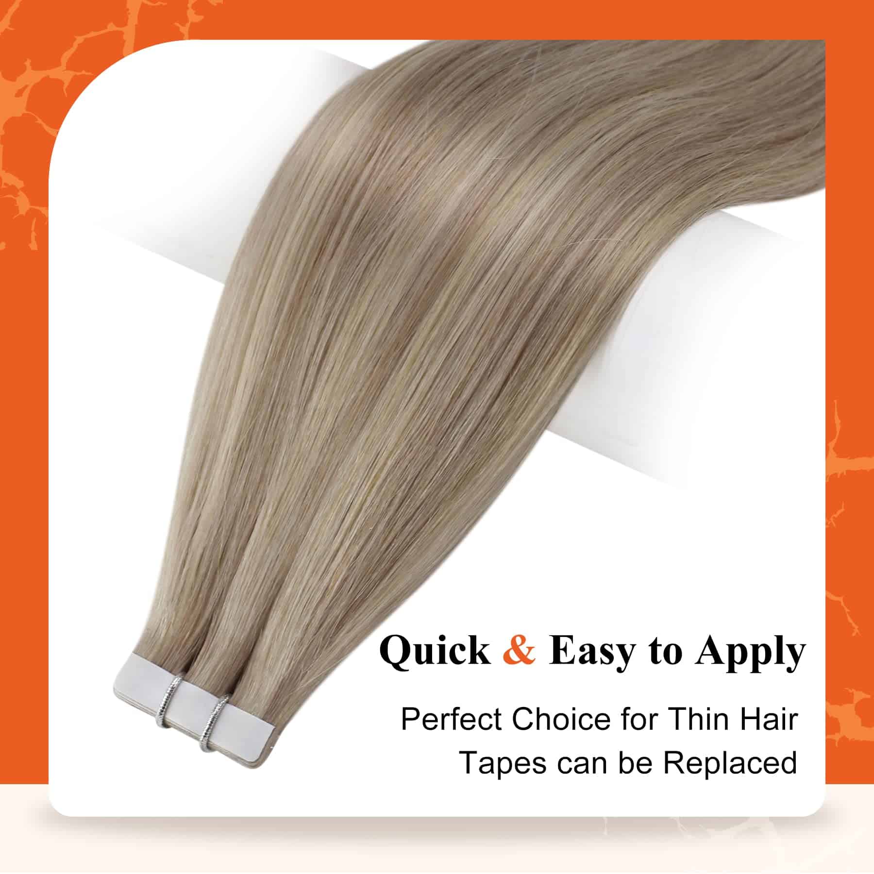 Extensiones de Cabello en Cinta de Pelo Humano Real Full - Imagen 6