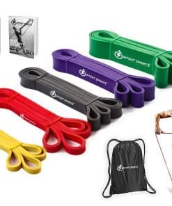 Set de 5 Bandas de Ayuda y Resistencia para Dominadas -