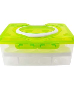 Contenedor de Almacenamiento de Huevos de Doble Capacidad