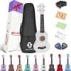 Pack de inicio de ukelele soprano NOT HOME, 21 pulgadas,