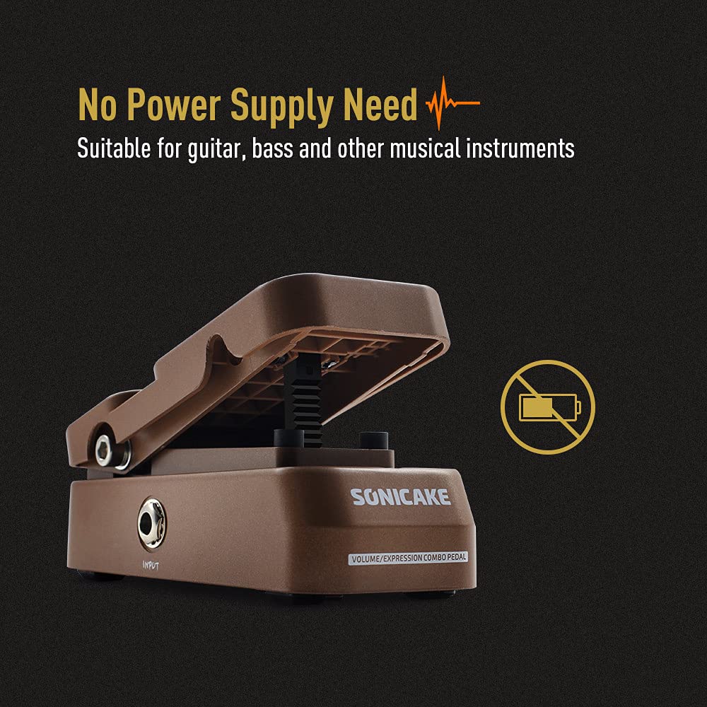 Pedal de Volumen y Expresión Pasivo SONICAKE, Mini Pedal de - Imagen 6