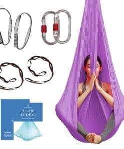 Aum Active Aerial Silk Yoga Hammock & -Lavanda