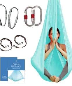 Aum Active Hamaca y Columpio de Seda Yoga Aéreo para Casa,