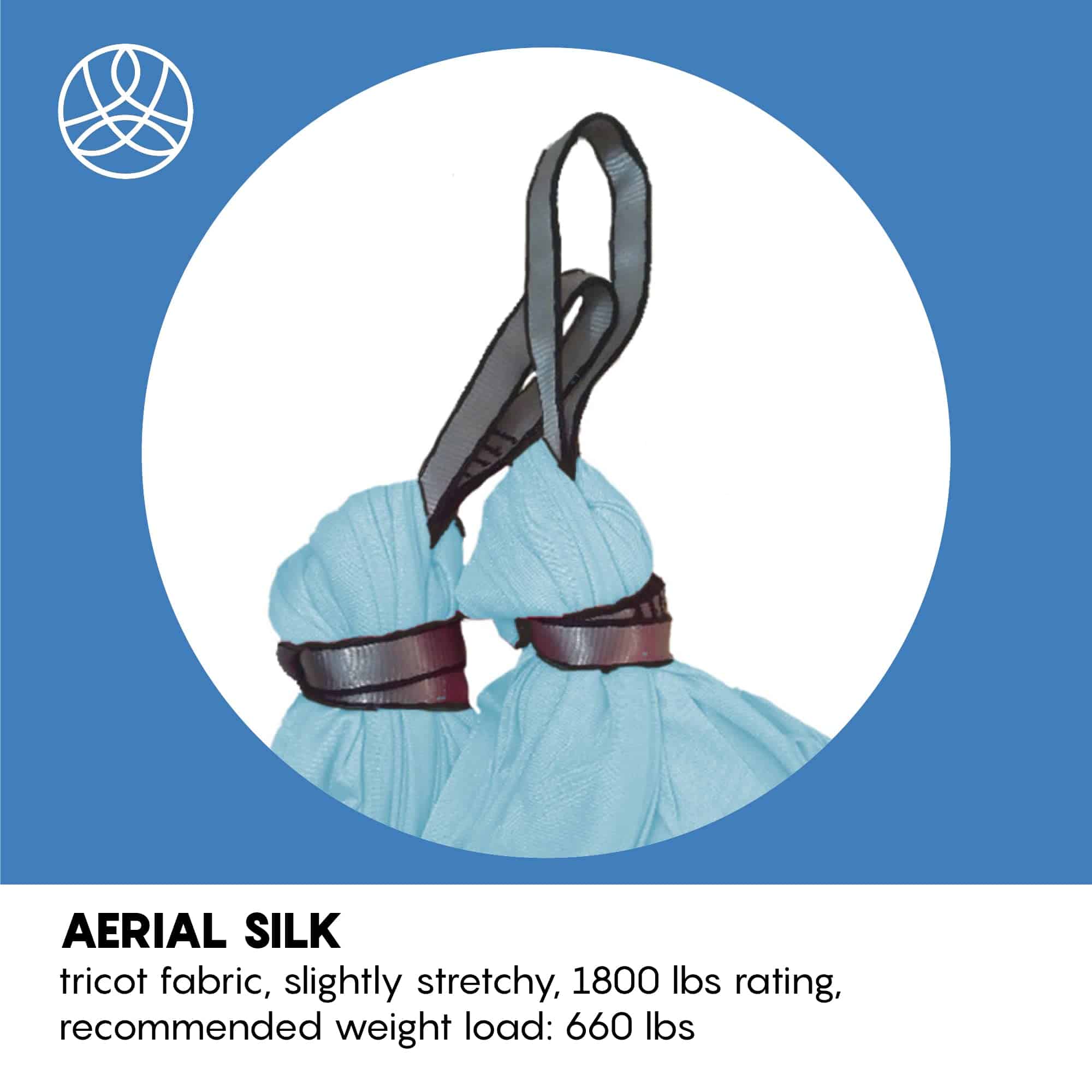 Aum Active Hamaca y Columpio de Seda Yoga Aéreo para Casa, - Imagen 3