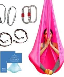 Columpio y Hamaca de Seda Aérea Aum Active para Yoga en