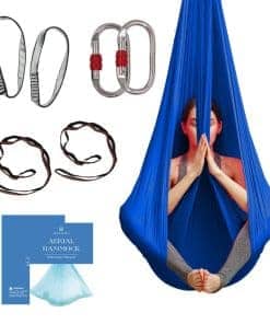Aum Active Aerial Silk Yoga Hammock & -Navy