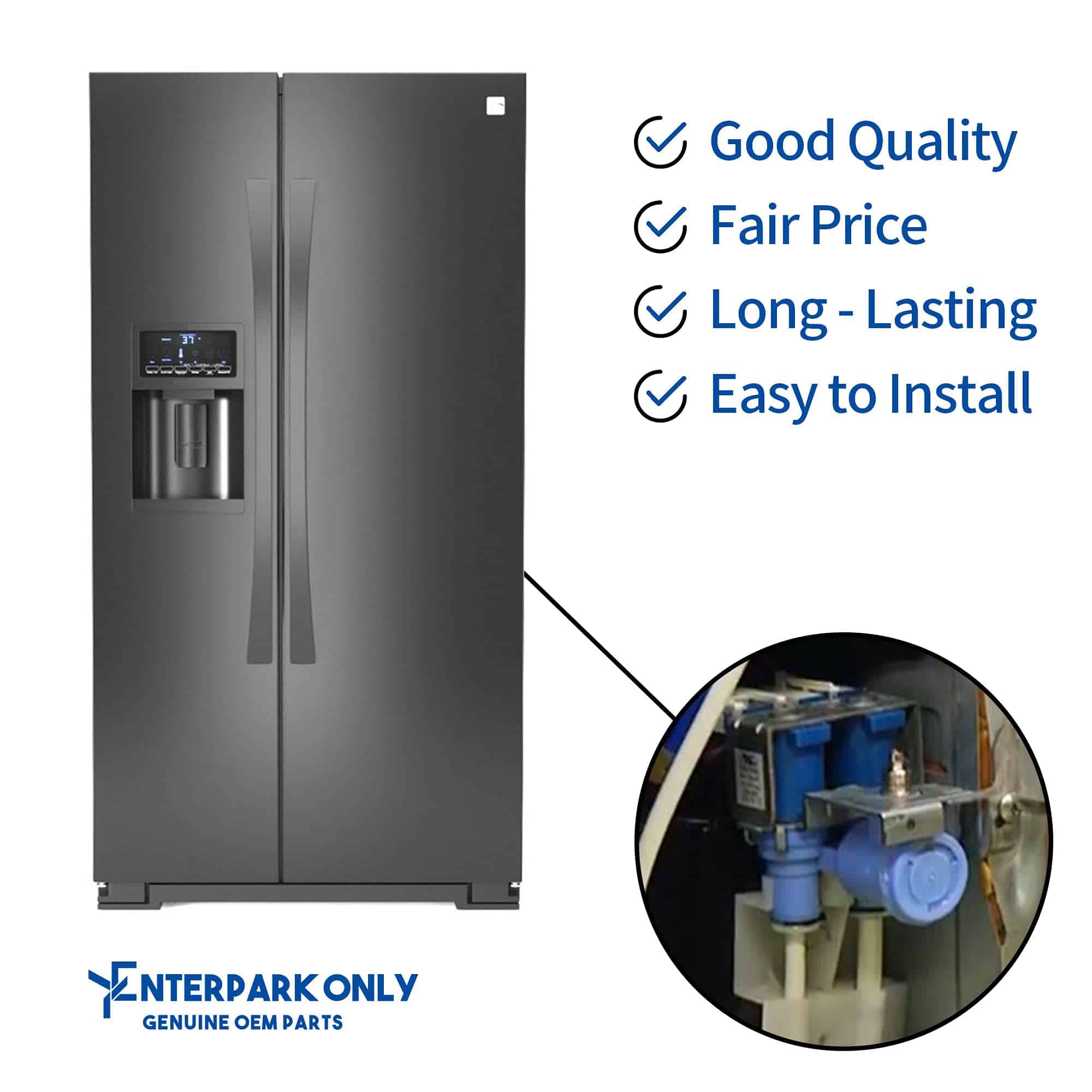 Válvula de agua para refrigerador Enterpark DA62-00914B - Imagen 6