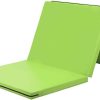 Tapete de Gimnasia Plegable de 3 Secciones -Verde