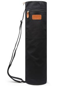 Bolso de Lona para Tapete de Yoga -Negro