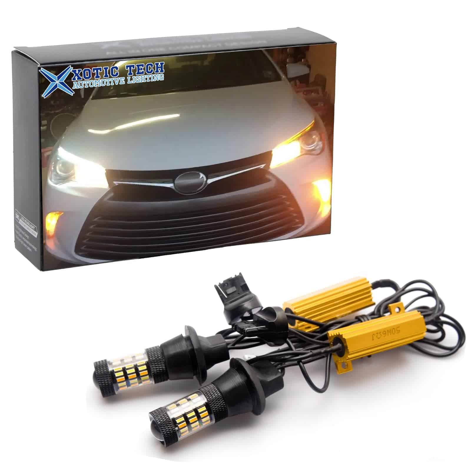 Par de Bombillas LED de Luz de Señal de Giro Delantero 7440