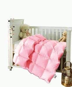 Edredón de plumas de ganso para bebé / niño pequeño / viaje