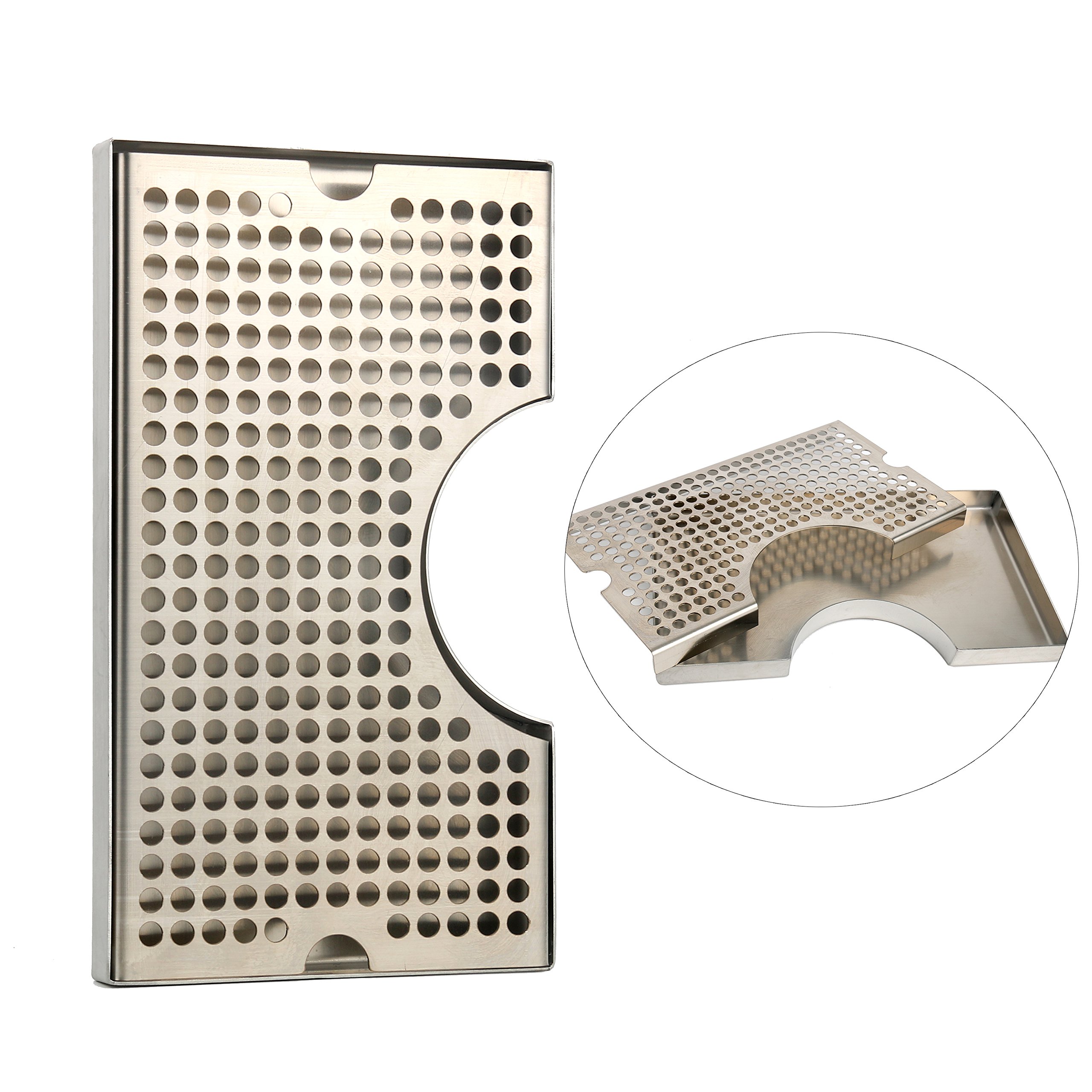 Charola para goteo de cerveza YaeBrew 12" montada en - Imagen 3