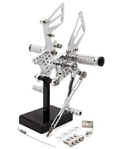 Rearset de motocicleta, reposapiés traseros ajustables