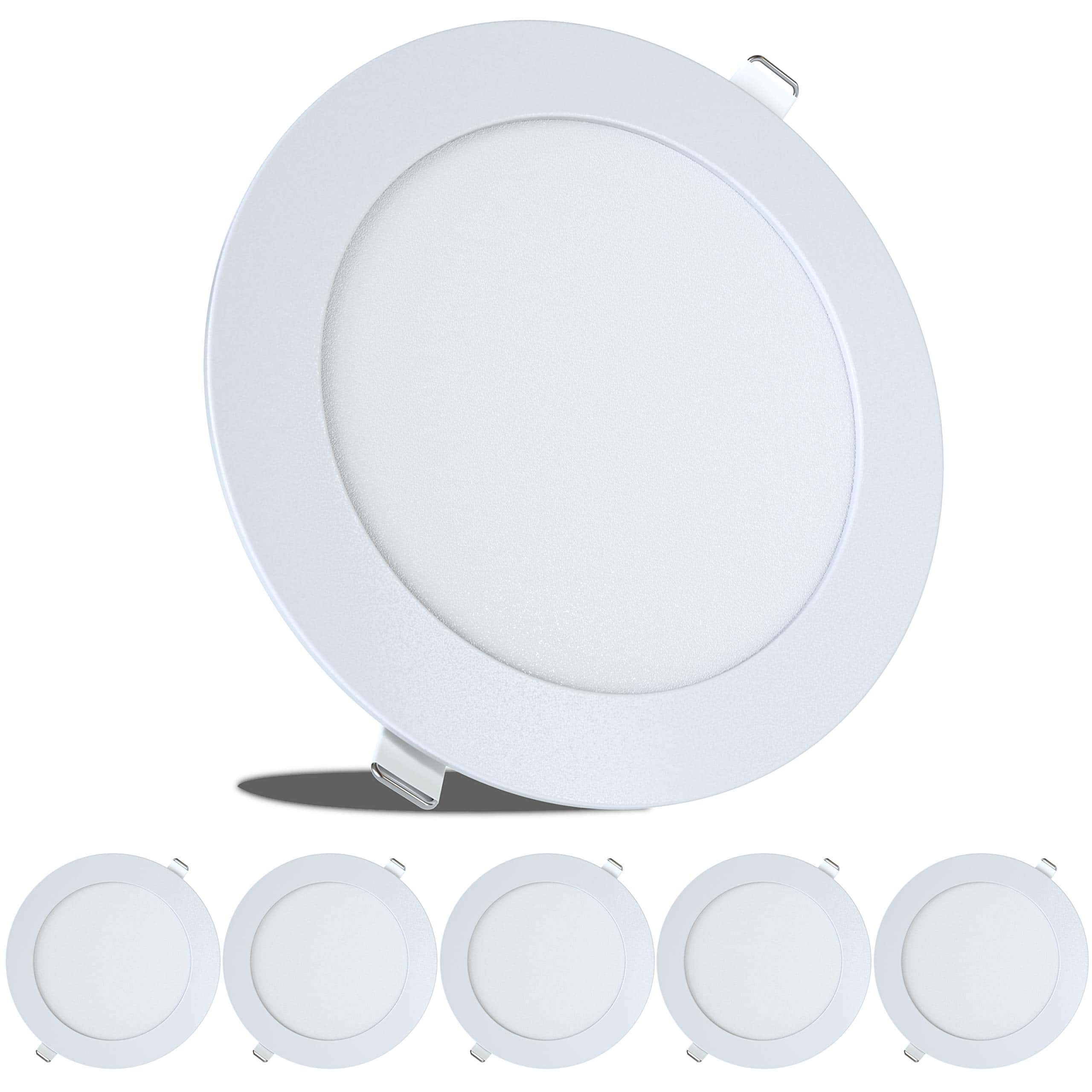 Paquete de 5 Luces de Techo Empotradas para RV Barco 720