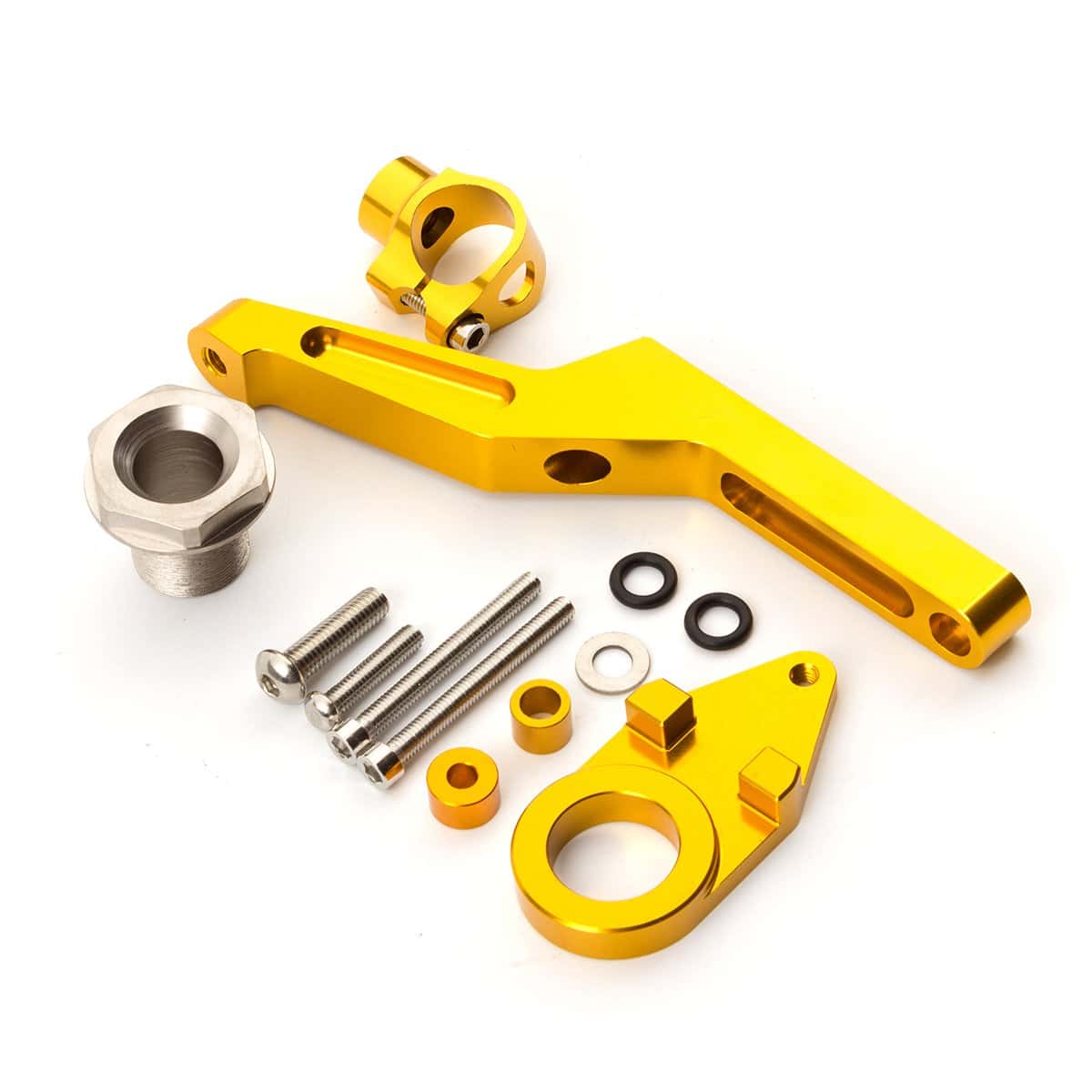 Amortiguador estabilizador de dirección CNC para -Dorado - Imagen 5