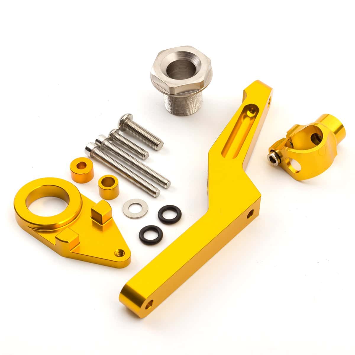 Amortiguador estabilizador de dirección CNC para -Dorado - Imagen 4