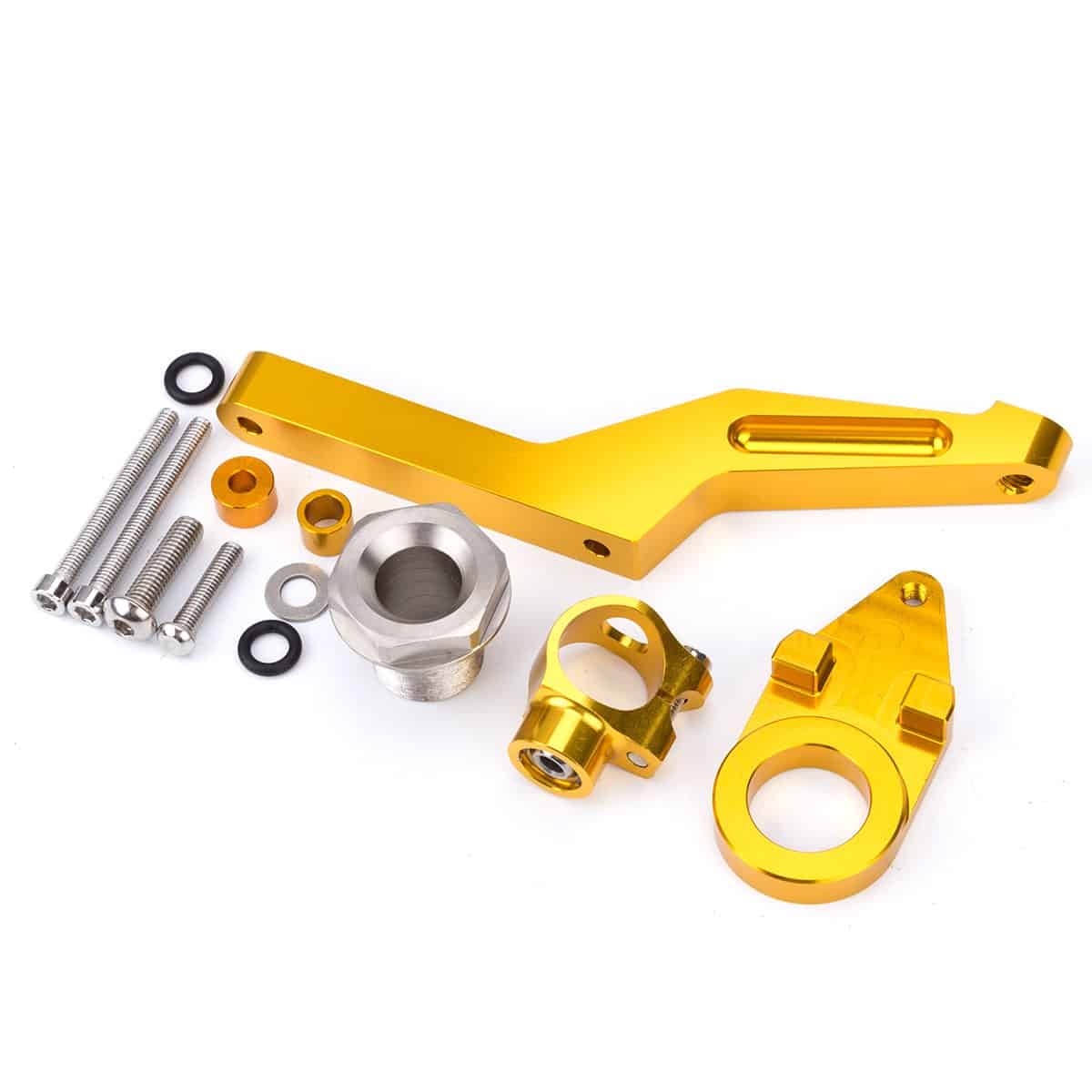 Amortiguador estabilizador de dirección CNC para -Dorado - Imagen 6