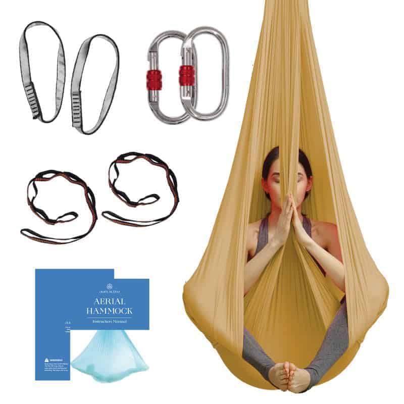 Aum Active Aerial Silk Yoga Hammock & -Oro