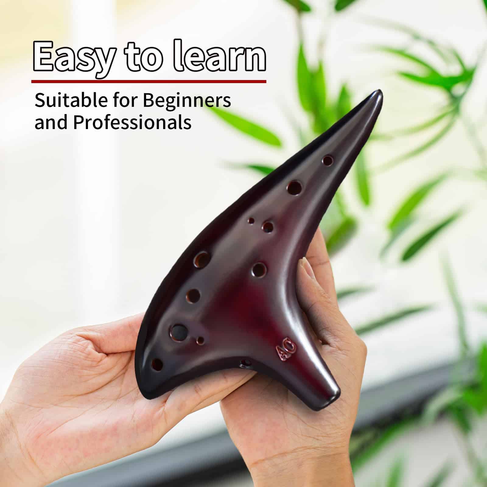 Ocarina de 12 Agujeros en Forma Graciosa de Patata Dulce - Imagen 4