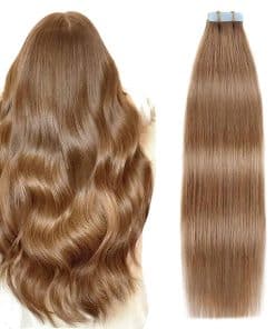 Extensiones de Cabello de Cinta SUYYA Pelo Humano Castaño
