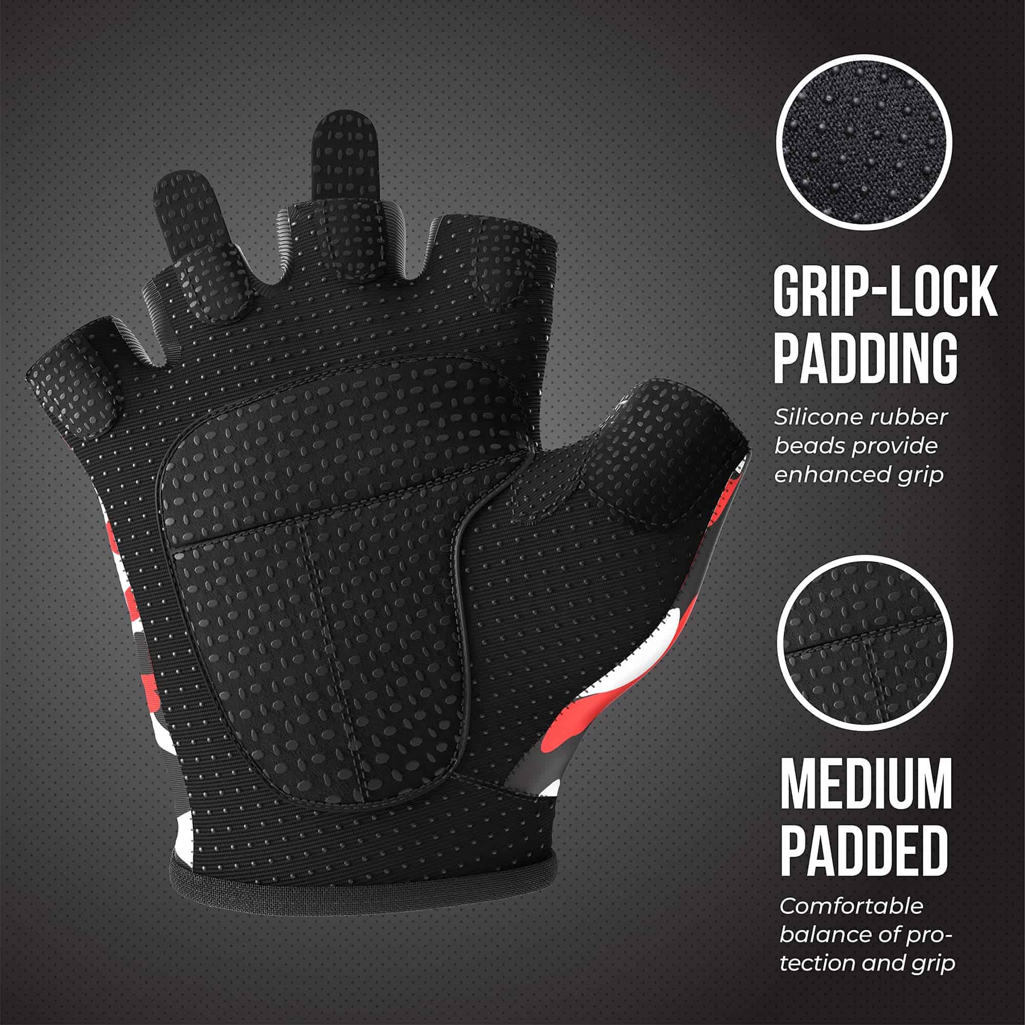 Guantes de Levantamiento y Remo Estampados de Camuflaje de - Imagen 4