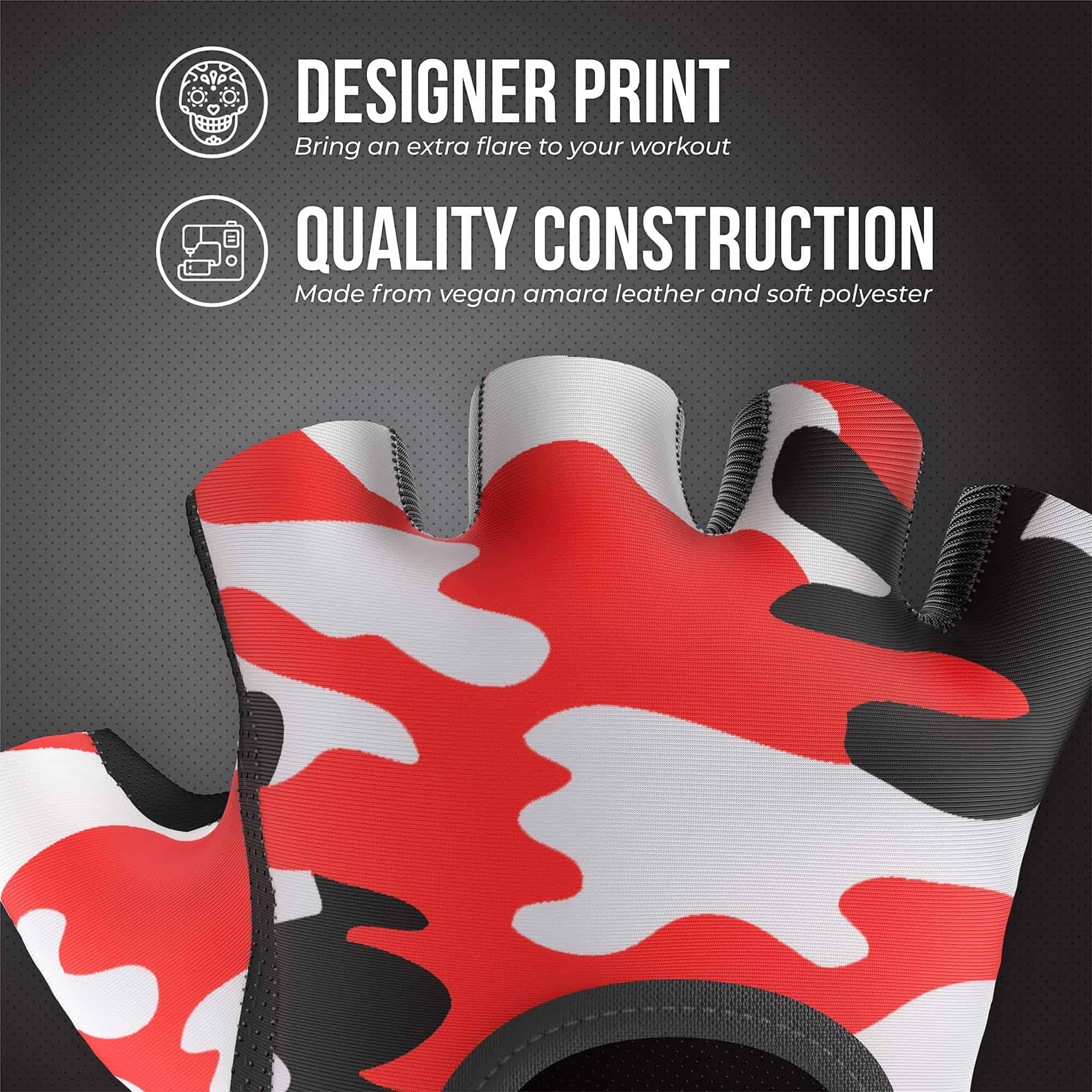 Guantes de Levantamiento y Remo Estampados de Camuflaje de - Imagen 5