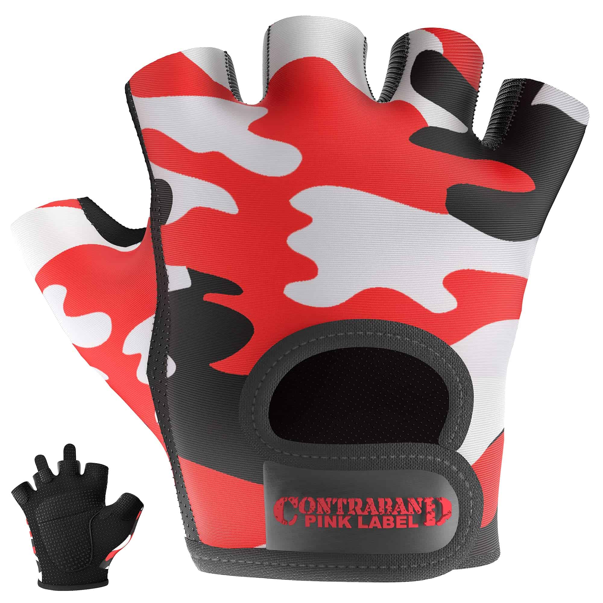 Guantes de Levantamiento y Remo Estampados de Camuflaje de