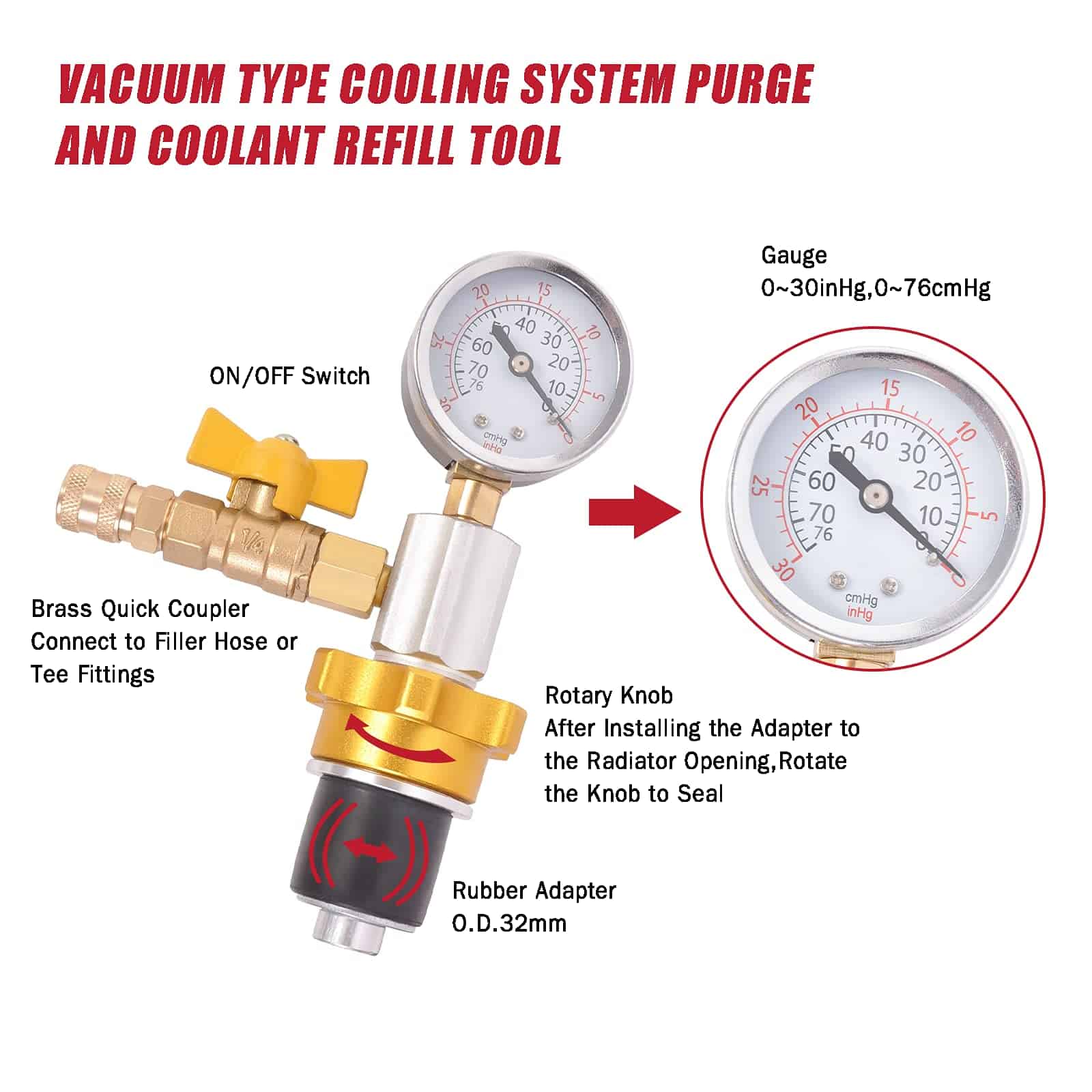 Kit de purga y llenado al vacío del sistema de enfriamiento - Imagen 5