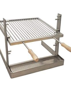 Parrilla de Camping Portátil SpitJack. Cocina sobre una