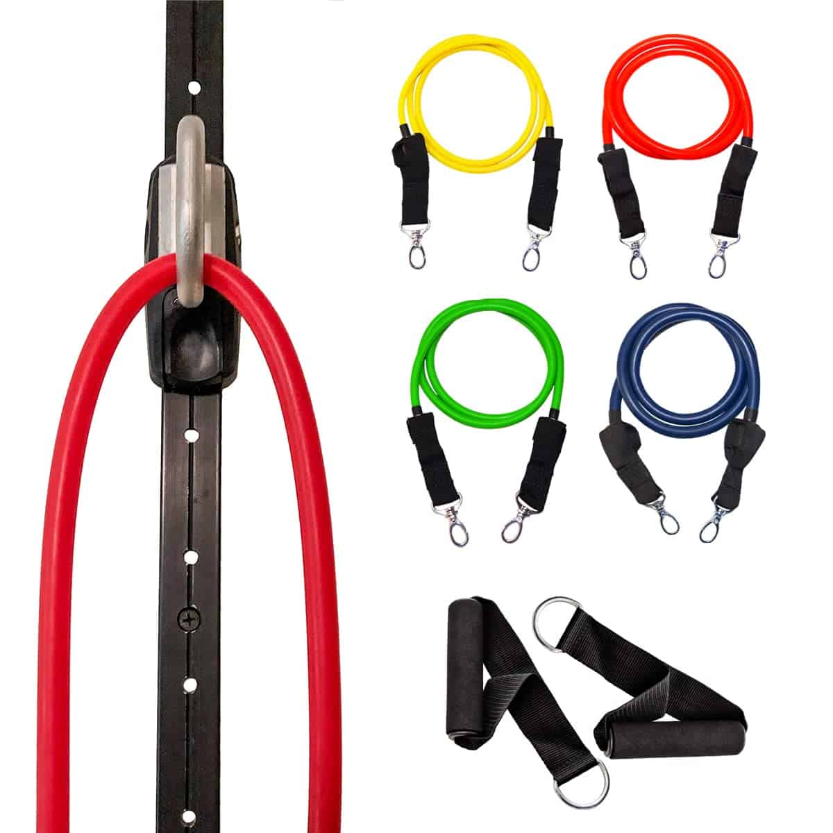 Myosource Kinetic Bands Space Saver Gym Resistance Bands