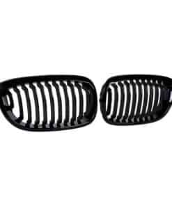 Parrilla Delantera Deportiva Negra Brillante Compatible con