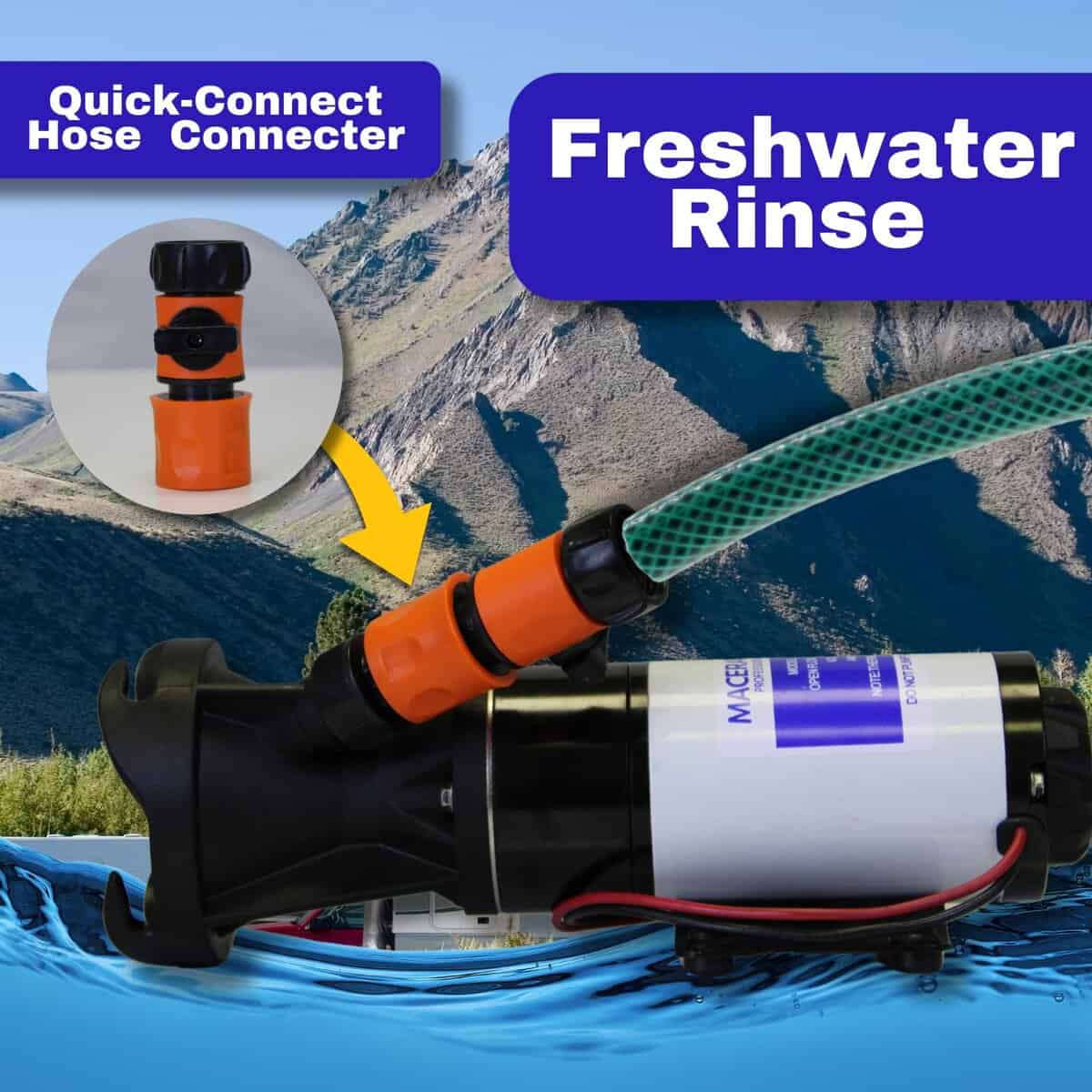 Bomba Trituradora de Macerador RV SewerFlo con Liberación - Imagen 7