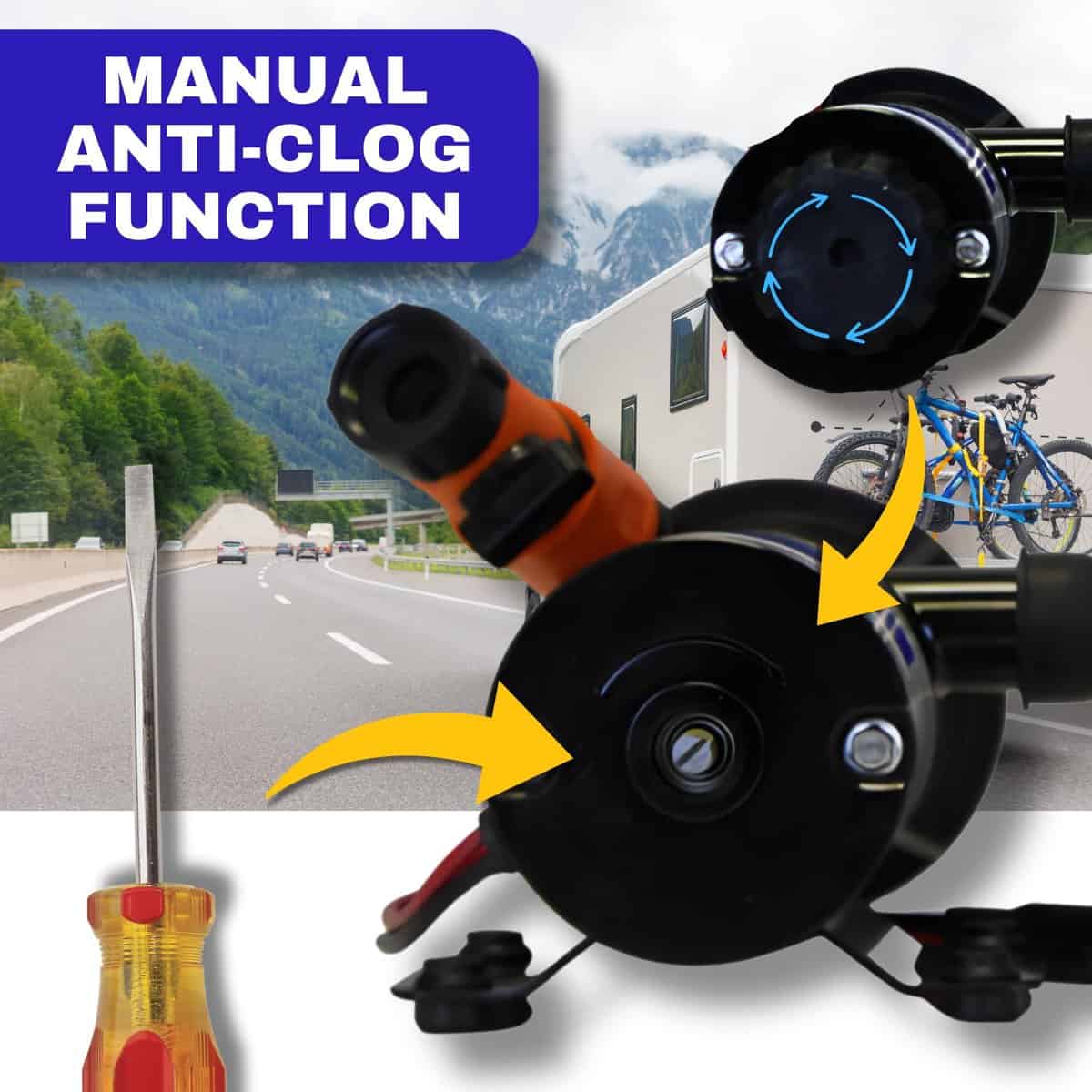 Bomba Trituradora de Macerador RV SewerFlo con Liberación - Imagen 8