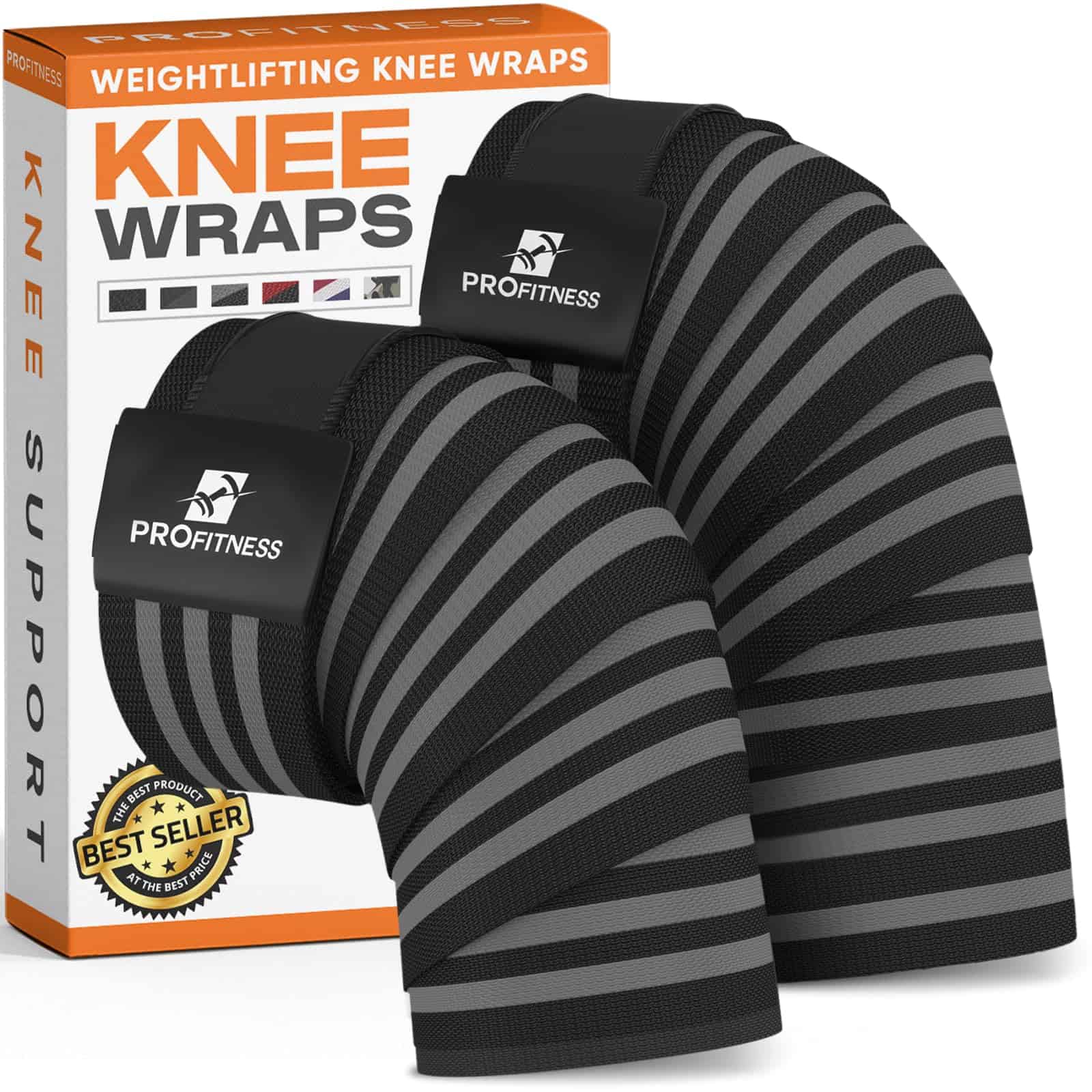 Venda de compresión para rodilla ProFitness | Envolturas de