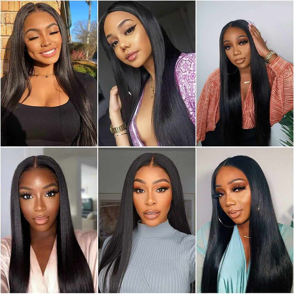 Cierre de Encaje de Pelo Humano Virgen Brasileño Recto 4x4 - Imagen 7