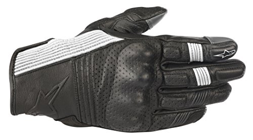 Guantes Alpinestars Mustang V2 (XX-Grande) (Negro/Blanco)