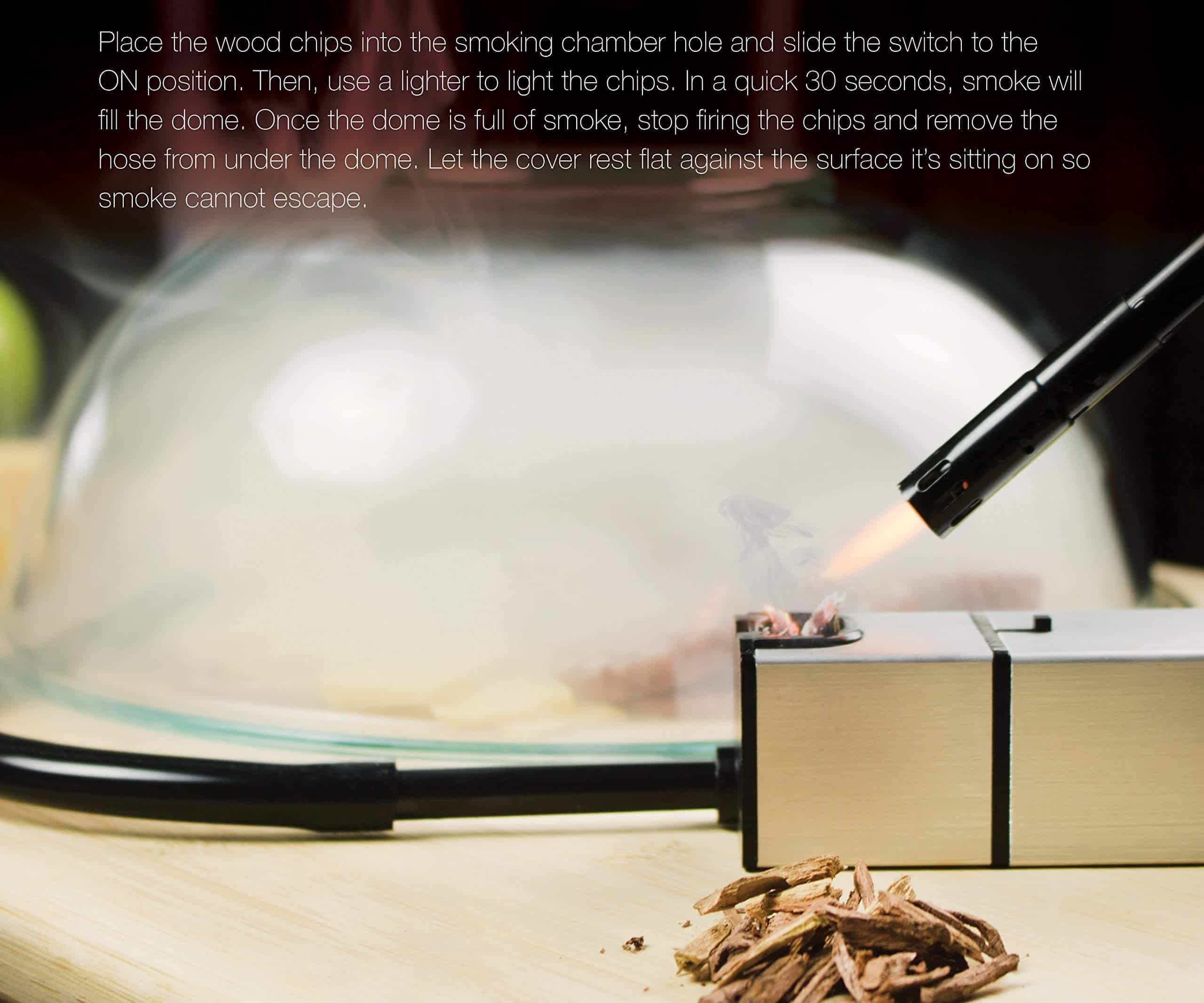 Kit de Ahumador para Cócteles - Infusor de Bebidas y Comida - Imagen 9