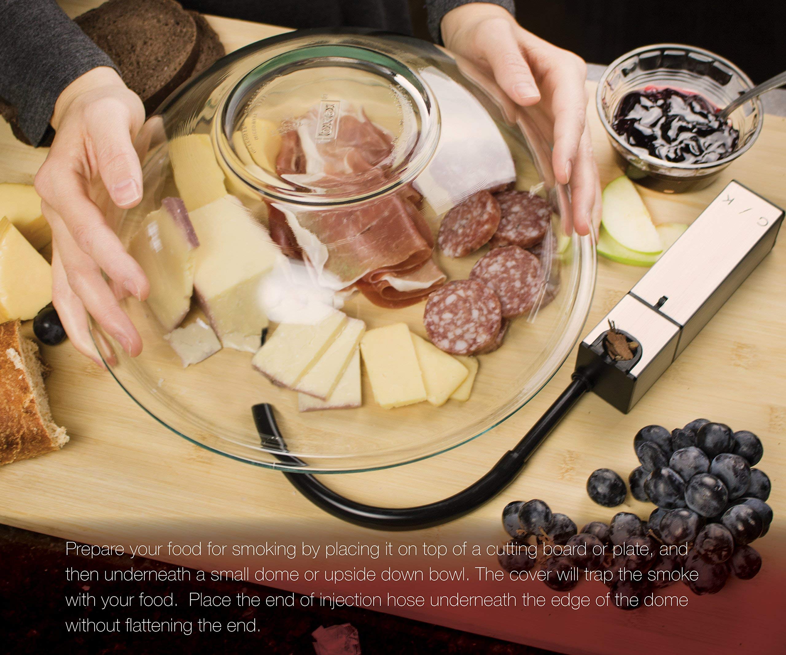 Kit de Ahumador para Cócteles - Infusor de Bebidas y Comida - Imagen 8