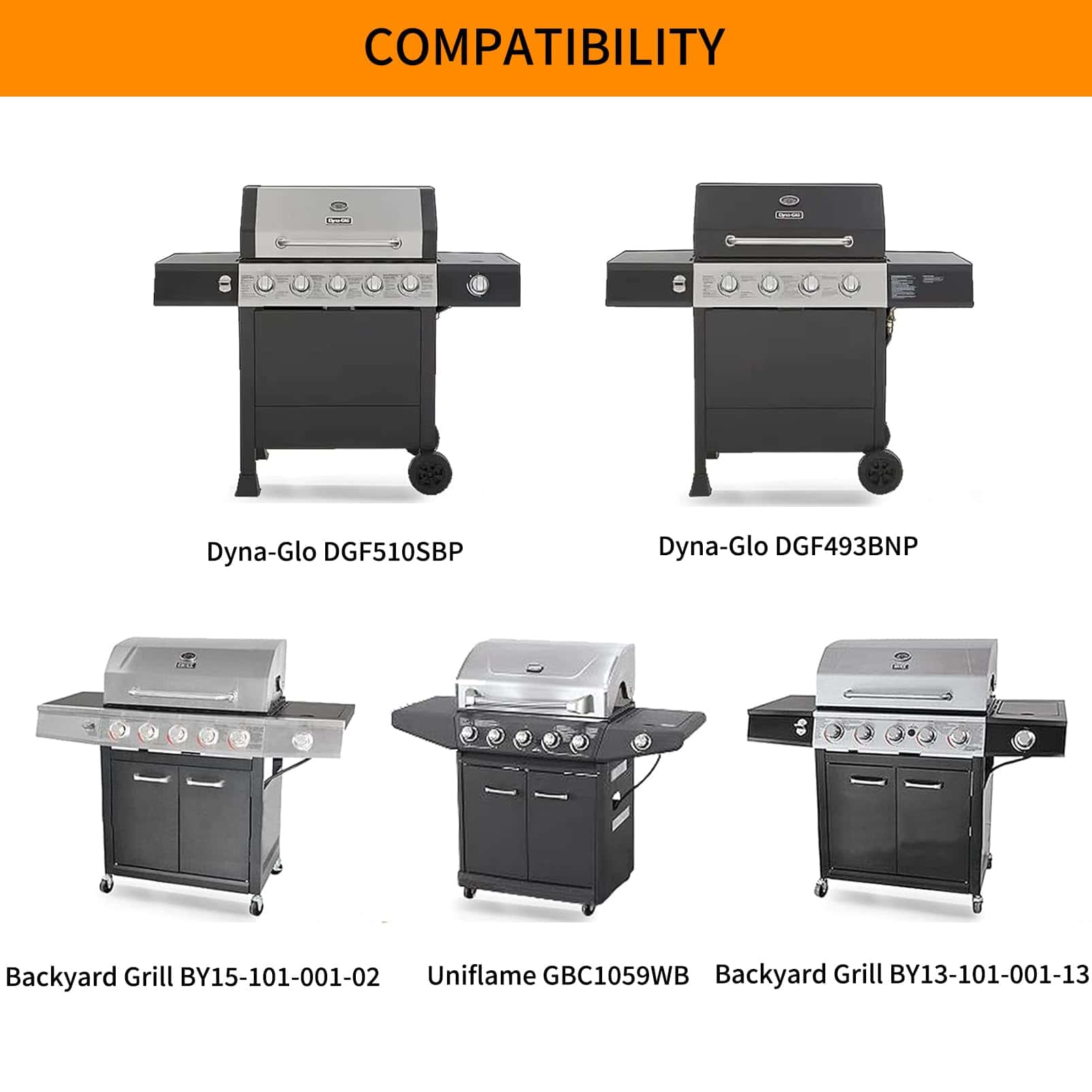 SUONA Parrilla Protector de Calor para Repuesto de Dyna-Glo - Imagen 5