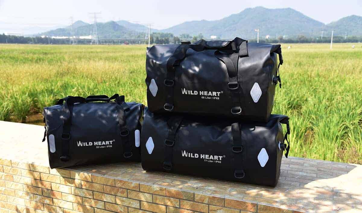 Bolsa Impermeable 55L 66L 77L para Moto para Viajes, - Imagen 7