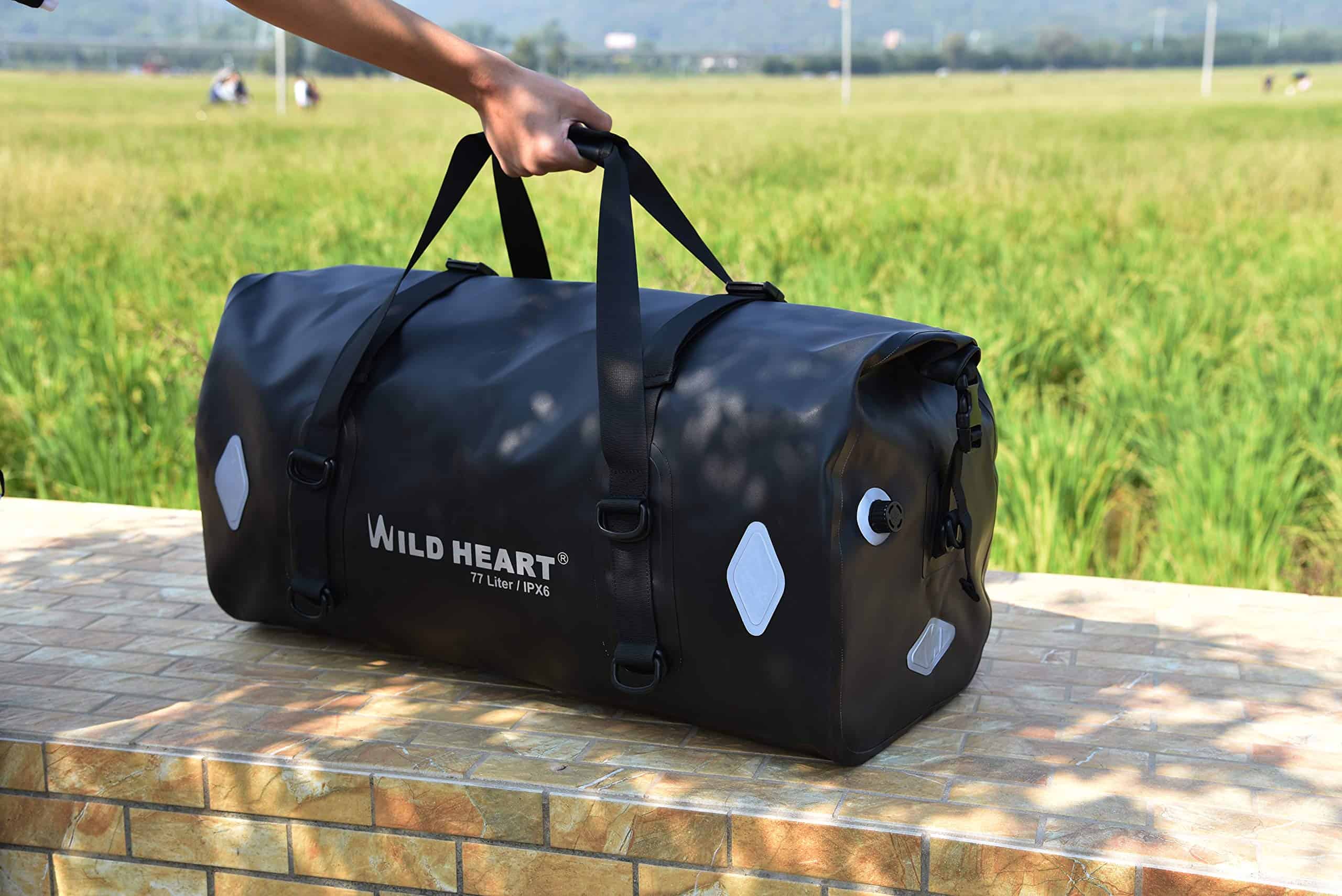 Bolsa Impermeable 55L 66L 77L para Moto para Viajes, - Imagen 4