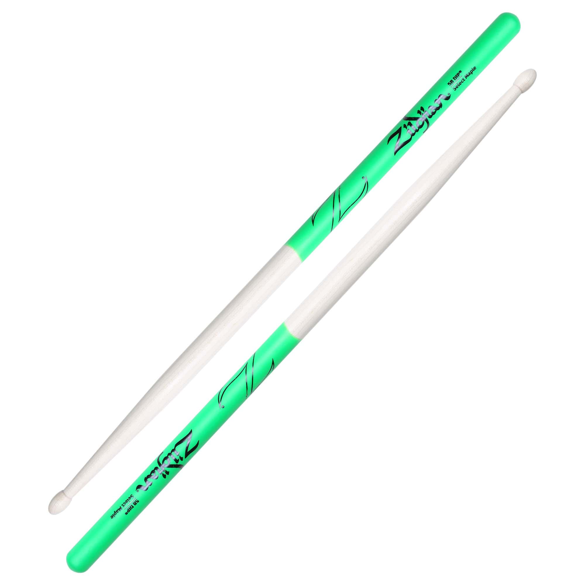 Baquetas de batería Zildjian 5B Maple Green DIP