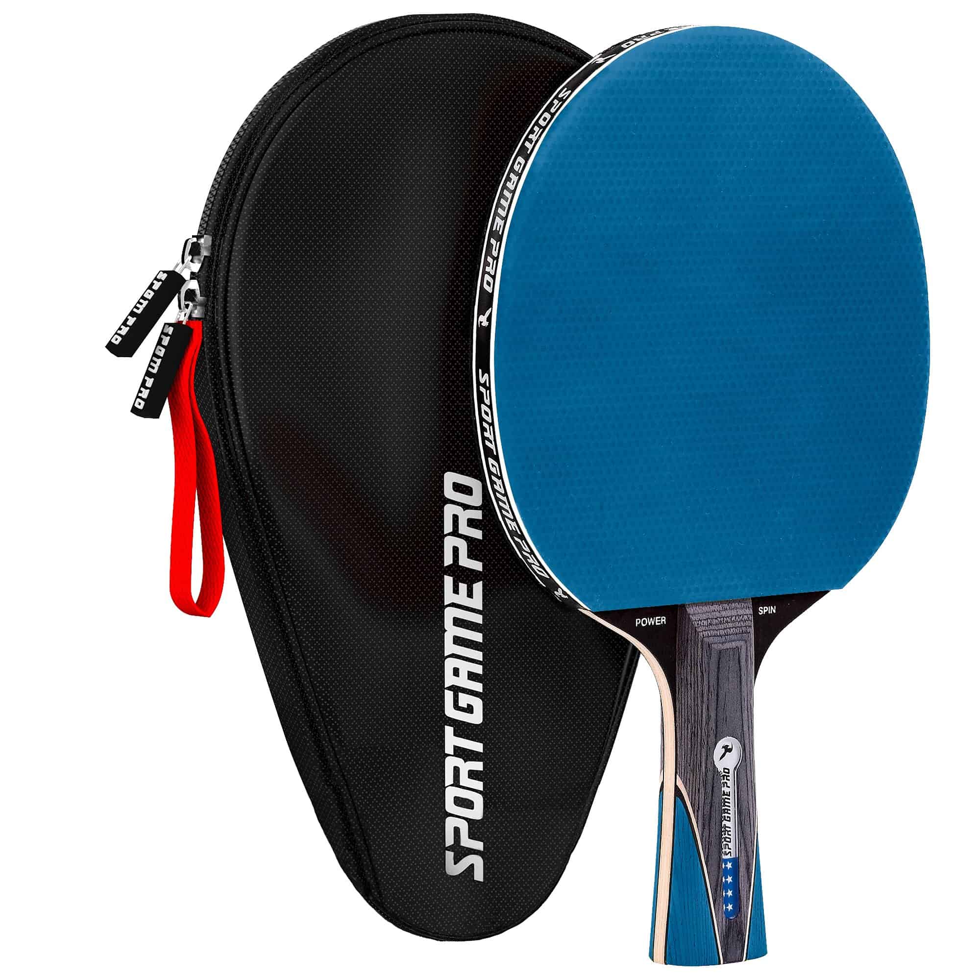 Paleta de Ping Pong con Giro Asesino + Estuche Gratis -