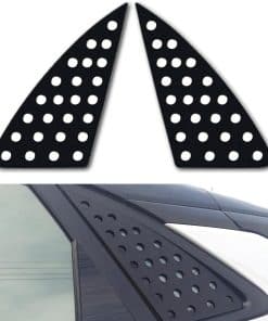 Placa de ventana del Pilar C con letras plateadas -